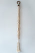 Macramé hanger with bead