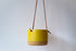 Wide hanging planter in yellow