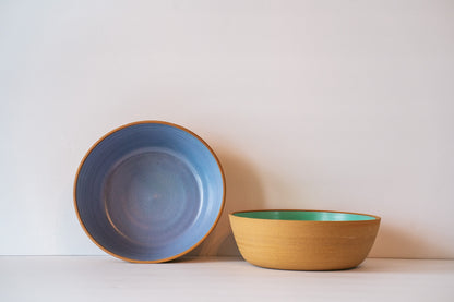 Lavender shallow bowl for pasta
