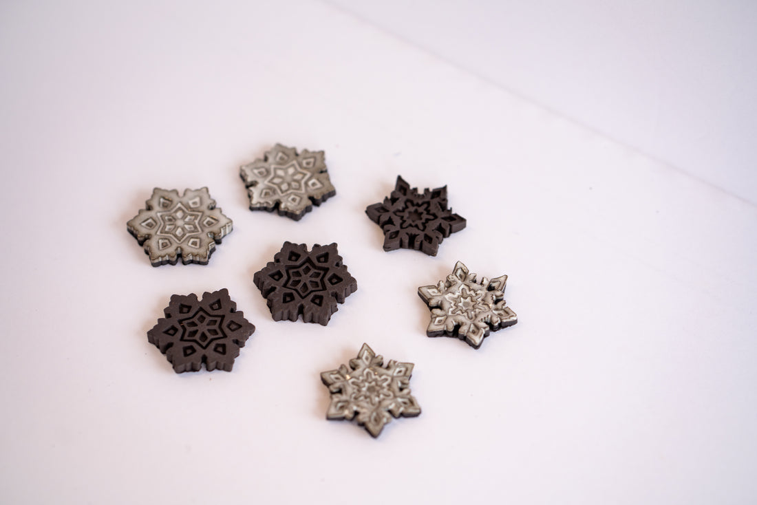 Snowflakes Fridge Magnet