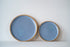Comparison between dinner and side plate in lavender